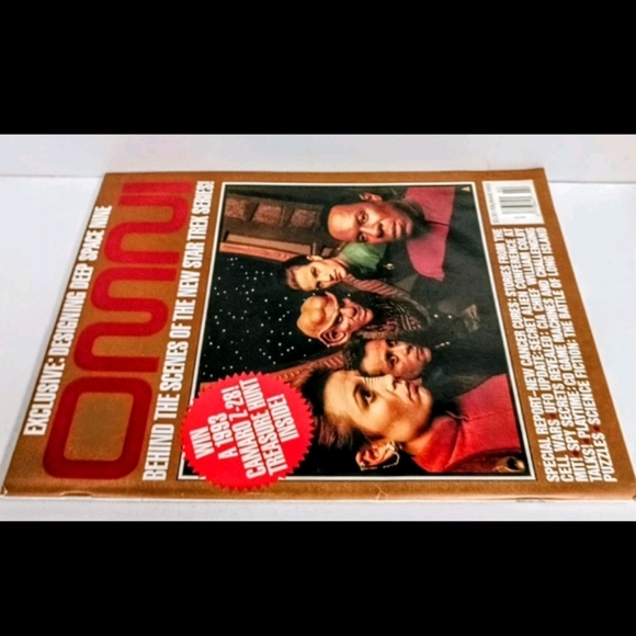 Vintage Collectible Omni Magazine Feb Mar 1993 Star Trek DS9 Cover Behind Scenes - Picture 2 of 3